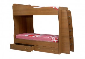 Кровать детская 2-х ярусная Юниор-1 (800*2000) ЛДСП в Нижневартовске - niznevartovsk.ok-mebel.com | фото 1
