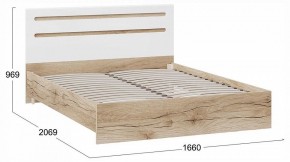 Кровать двуспальная Фьюжн ТД-260.01.03 в Нижневартовске - niznevartovsk.ok-mebel.com | фото 3