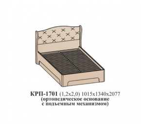 Кровать ЭЙМИ с подъемным механизмом КРП-1701 Рэд фокс (1200х2000) в Нижневартовске - niznevartovsk.ok-mebel.com | фото