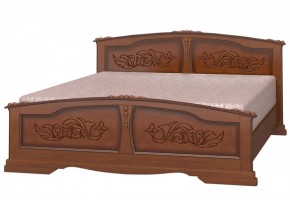 ЕЛЕНА Кровать из массива 1800 (Орех) в Нижневартовске - niznevartovsk.ok-mebel.com | фото 1