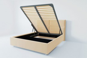 Кровать Корсика с ПМ 800 (экокожа бежевая) в Нижневартовске - niznevartovsk.ok-mebel.com | фото