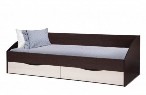 Кровать одинарная "Фея - 3" симметричная New (2000Х900) венге/вудлайн кремовый в Нижневартовске - niznevartovsk.ok-mebel.com | фото 1