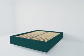 Кровать Подиум с ортопедическим основанием 1200 (велюр бирюзовый) в Нижневартовске - niznevartovsk.ok-mebel.com | фото 2