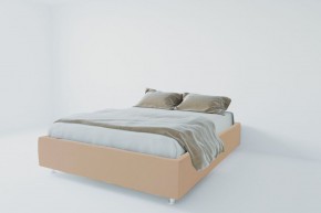 Кровать Подиум с ортопедическим основанием 1200 (велюр светло-серый) в Нижневартовске - niznevartovsk.ok-mebel.com | фото