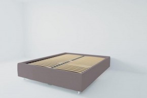 Кровать Подиум с ортопедическим основанием 1200 (велюр темно-серый) в Нижневартовске - niznevartovsk.ok-mebel.com | фото 2