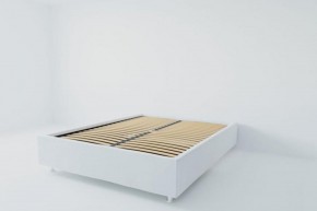 Кровать Подиум с ортопедическим основанием 800 (экокожа белая) в Нижневартовске - niznevartovsk.ok-mebel.com | фото 2