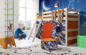 Кровать полувысокая с наклонной лестницей Соня (Вариант 6) в Нижневартовске - niznevartovsk.ok-mebel.com | фото