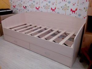 Кровать Соло-софа 1 с ящиками в Нижневартовске - niznevartovsk.ok-mebel.com | фото 2