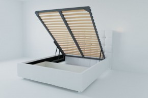 Кровать Венеция с ПМ 1200 (экокожа белая) в Нижневартовске - niznevartovsk.ok-mebel.com | фото