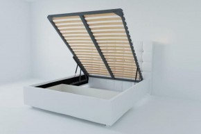 Кровать Венеция с ПМ 1600 (экокожа белая) в Нижневартовске - niznevartovsk.ok-mebel.com | фото