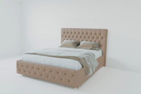 Кровать Версаль 1600 без основания (велюр серый) в Нижневартовске - niznevartovsk.ok-mebel.com | фото 1