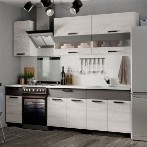 Кухня Дакота 2,0 (бетон пайн/графит) в Нижневартовске - niznevartovsk.ok-mebel.com | фото