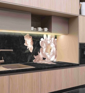 Кухонный фартук со столешницей (А-05) в едином стиле (3050 мм) в Нижневартовске - niznevartovsk.ok-mebel.com | фото 1