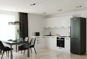 Кухонный гарнитур Белый Глянец 2600*1600 (Стол. 26мм) в Нижневартовске - niznevartovsk.ok-mebel.com | фото