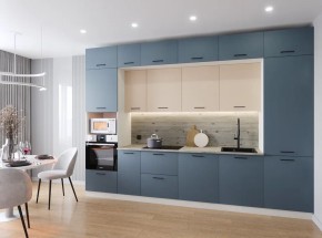 Кухонный гарнитур Фьюжн 3400 (Стол. 38мм) в Нижневартовске - niznevartovsk.ok-mebel.com | фото