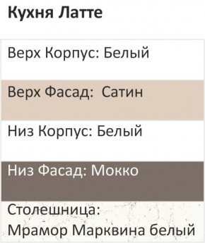 Кухонный гарнитур Латте 1000 (Стол. 38мм) в Нижневартовске - niznevartovsk.ok-mebel.com | фото 3