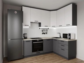 Кухонный гарнитур Меренга 2200*1600 h950 (Стол. 38мм) в Нижневартовске - niznevartovsk.ok-mebel.com | фото