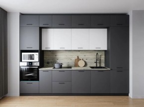 Кухонный гарнитур Меренга 3400 (Стол. 26мм) в Нижневартовске - niznevartovsk.ok-mebel.com | фото