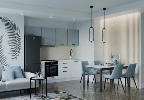 Кухонный гарнитур Ниагара 2550 (Стол. 26мм) в Нижневартовске - niznevartovsk.ok-mebel.com | фото