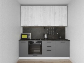 Кухонный гарнитур Санторини 2200 h 950 (Стол. 38мм) в Нижневартовске - niznevartovsk.ok-mebel.com | фото