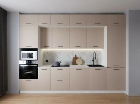 Кухонный гарнитур Шампань 3400 (Стол. 38мм) в Нижневартовске - niznevartovsk.ok-mebel.com | фото