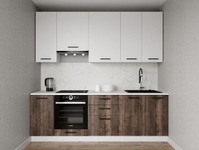 Кухонный гарнитур Старое Дерево 2400 h950 (Стол. 26мм) в Нижневартовске - niznevartovsk.ok-mebel.com | фото