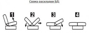 ЛАУРА ЛЮКС Диван Лаура Люкс БД+2подушки в Нижневартовске - niznevartovsk.ok-mebel.com | фото 7