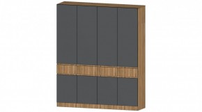 ЛЕНОРА Шкаф 4х створчатый (графит) в Нижневартовске - niznevartovsk.ok-mebel.com | фото
