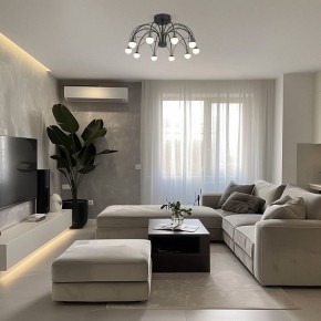 Люстра на штанге Eurosvet Ragno 90035/10 LED черный в Нижневартовске - niznevartovsk.ok-mebel.com | фото 5