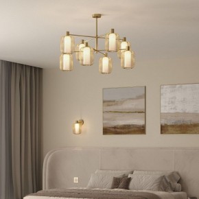 Люстра на штанге Eurosvet Voile 30192/8 золото в Нижневартовске - niznevartovsk.ok-mebel.com | фото 3