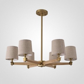 Люстра на штанге Imperiumloft Jorgenson Beige/Light wood STAVRA01 в Нижневартовске - niznevartovsk.ok-mebel.com | фото