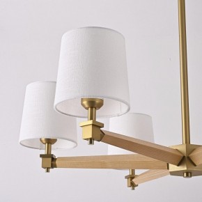 Люстра на штанге Imperiumloft Jorgenson White/Light wood STAVRA01 в Нижневартовске - niznevartovsk.ok-mebel.com | фото 11