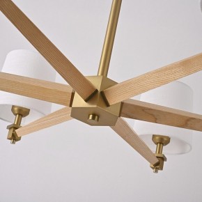 Люстра на штанге Imperiumloft Jorgenson White/Light wood STAVRA01 в Нижневартовске - niznevartovsk.ok-mebel.com | фото 13