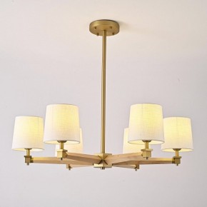 Люстра на штанге Imperiumloft Jorgenson White/Light wood STAVRA01 в Нижневартовске - niznevartovsk.ok-mebel.com | фото 3