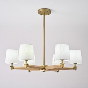 Люстра на штанге Imperiumloft Jorgenson White/Light wood STAVRA01 в Нижневартовске - niznevartovsk.ok-mebel.com | фото 4