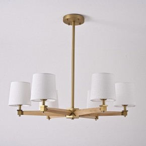 Люстра на штанге Imperiumloft Jorgenson White/Light wood STAVRA01 в Нижневартовске - niznevartovsk.ok-mebel.com | фото 5