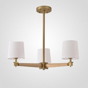 Люстра на штанге Imperiumloft Jorgenson White/Light wood STAVRA01 в Нижневартовске - niznevartovsk.ok-mebel.com | фото