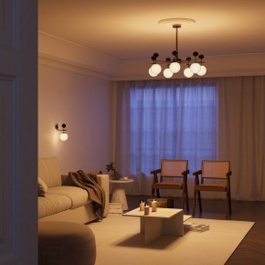 Люстра на штанге Maytoni Museo MOD436PL-05BS в Нижневартовске - niznevartovsk.ok-mebel.com | фото 3
