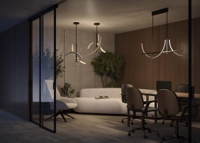 Люстра на штанге Maytoni Wabi MOD428PL-L27BK в Нижневартовске - niznevartovsk.ok-mebel.com | фото 6
