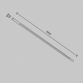 Модульный светильник Maytoni Basis C100CL-L1000-24W3-6K-B в Нижневартовске - niznevartovsk.ok-mebel.com | фото 6