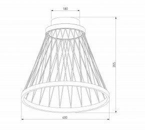 Накладной светильник Eurosvet Cesta 40018/1 LED коричневый в Нижневартовске - niznevartovsk.ok-mebel.com | фото 4