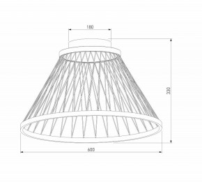 Накладной светильник Eurosvet Cesta 40019/1 LED коричневый в Нижневартовске - niznevartovsk.ok-mebel.com | фото 4