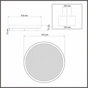 Накладной светильник Sonex Shimmers 7736/60L в Нижневартовске - niznevartovsk.ok-mebel.com | фото 8