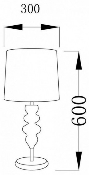 Настольная лампа декоративная Lucia Tucci Bristol 8 BRISTOL T897.1 в Нижневартовске - niznevartovsk.ok-mebel.com | фото 3