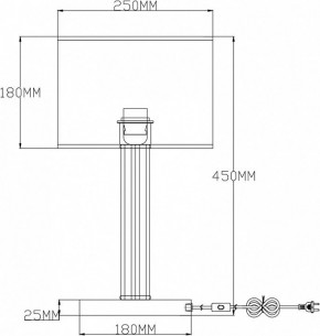 Настольная лампа декоративная Moderli Claim V2651-1T в Нижневартовске - niznevartovsk.ok-mebel.com | фото