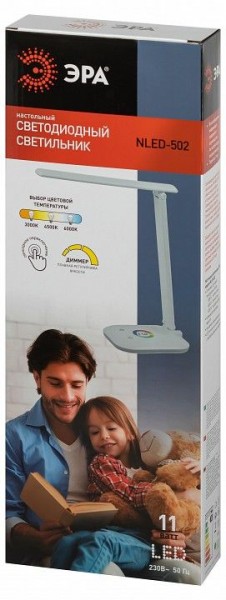Настольная лампа офисная Эра  NLED-502-11W-W в Нижневартовске - niznevartovsk.ok-mebel.com | фото 6