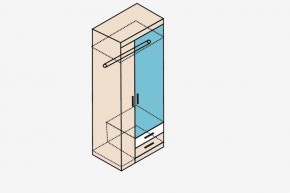 НИКА Н10з Шкаф для одежды в Нижневартовске - niznevartovsk.ok-mebel.com | фото 4