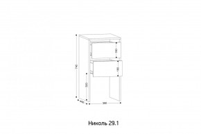 НИКОЛЬ 25 Шкаф 5-ти створчатый в Нижневартовске - niznevartovsk.ok-mebel.com | фото 7