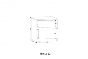 НИЛЬС - 32 Тумба в Нижневартовске - niznevartovsk.ok-mebel.com | фото 2