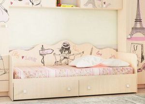 Кровать для детской КР24 Париж в Нижневартовске - niznevartovsk.ok-mebel.com | фото 2